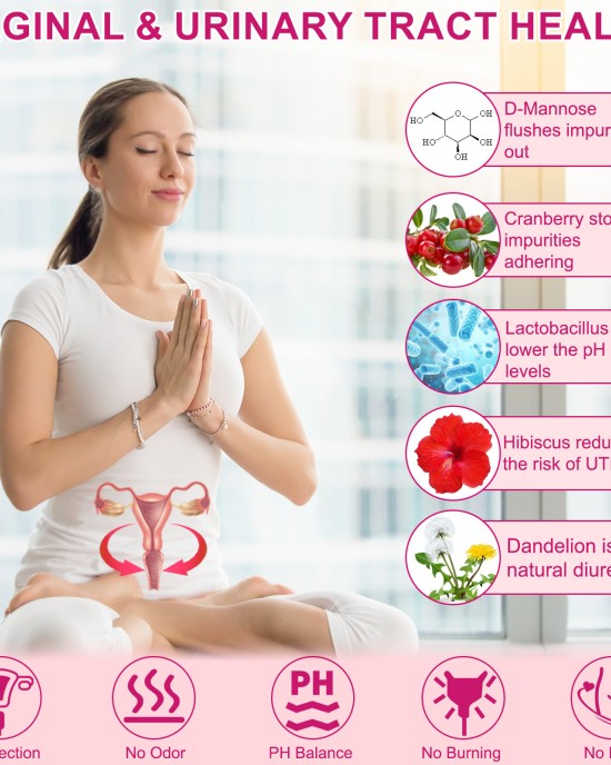 Women's Probiotics,URO viginal probiotic,Contains Organic Prebiotic Cranberry, Supports pH Balance for Women, Vaginal, Urinary, Digestive and Immune Health, 60 CapsTablets 50 Billion CFU Women's Probiotics,URO viginal probiotic,Contains Organic Prebiotic Cranberry, Supports pH Balance for Women, Vaginal, Urinary, Digestive and Immune Health, 60 CapsTablets 50 Billion CFU