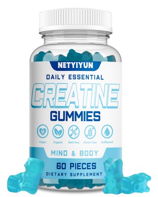 Creatine Gummies Infused with 3g Creatine Monohydrate for Men and Women, Strength, Endurance, Muscle Instantized Creatine for Muscle Growth, Strength, Focus, Energy & Health