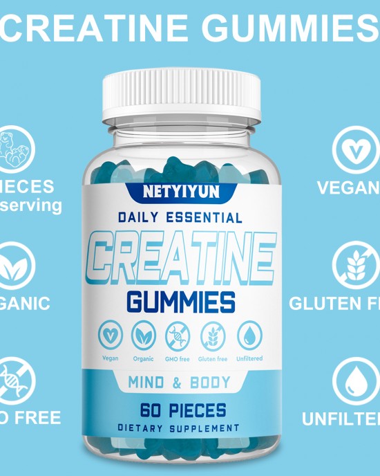 Creatine Gummies Infused with 3g Creatine Monohydrate for Men and Women, Strength, Endurance, Muscle Instantized Creatine for Muscle Growth, Strength, Focus, Energy & Health Creatine Gummies Infused with 3g Creatine Monohydrate for Men and Women, Strength, Endurance, Muscle Instantized Creatine for Muscle Growth, Strength, Focus, Energy & Health