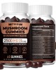Mushroom Gummies with Lions Mane, 10 Blend Mushroom Complex 2500mg, Cordyceps, Shiitake, Turkey Tail, Reishi, Oyster Mushroom Supplement Nootropic Brain for Memory and Focus 60 Units Mushroom Gummies with Lions Mane, 10 Blend Mushroom Complex 2500mg, Cordyceps, Shiitake, Turkey Tail, Reishi, Oyster Mushroom Supplement Nootropic Brain for Memory and Focus 60 Units