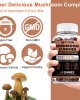 Mushroom Gummies with Lions Mane, 10 Blend Mushroom Complex 2500mg, Cordyceps, Shiitake, Turkey Tail, Reishi, Oyster Mushroom Supplement Nootropic Brain for Memory and Focus 60 Units Mushroom Gummies with Lions Mane, 10 Blend Mushroom Complex 2500mg, Cordyceps, Shiitake, Turkey Tail, Reishi, Oyster Mushroom Supplement Nootropic Brain for Memory and Focus 60 Units